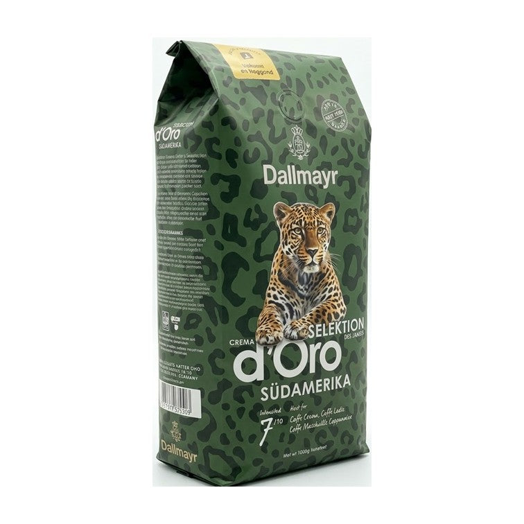 4x Dallmayr Crema d’Oro Südamerika 1 kg Ganze Bohnen Kaffee 4 kg