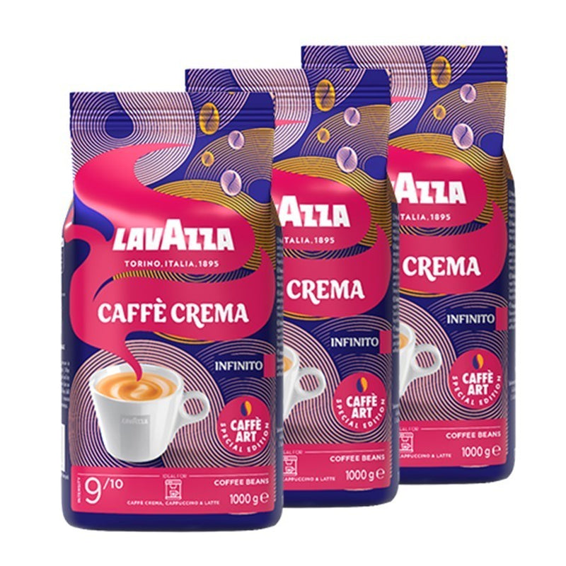 Lavazza Caffe Crema Infinito Special Edition Kaffeebohnen Ganze Bohnen Je 1Kg