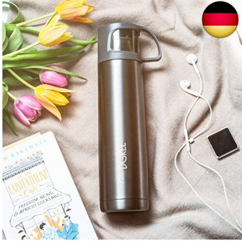 720°DGREE Thermoskanne Mit Becher 700Ml ?Follow? - 3 Größen, 12H Heiß, 24H Kalt,