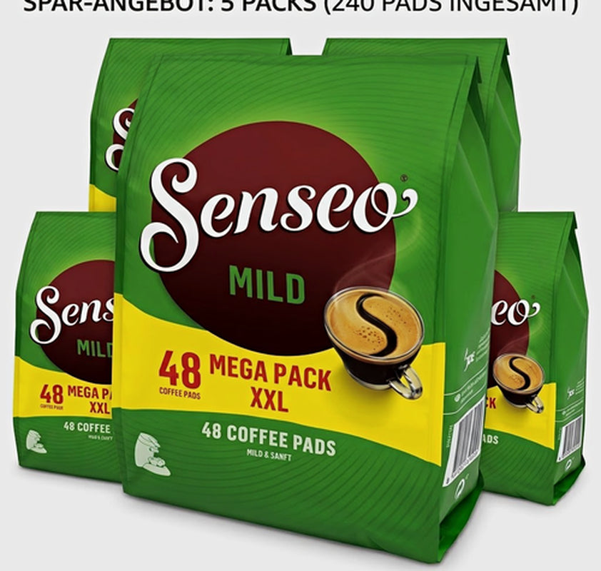 Senseo Mild Kaffee Pads Kompatibel Für Senseo 5Er Pack 240 Stück