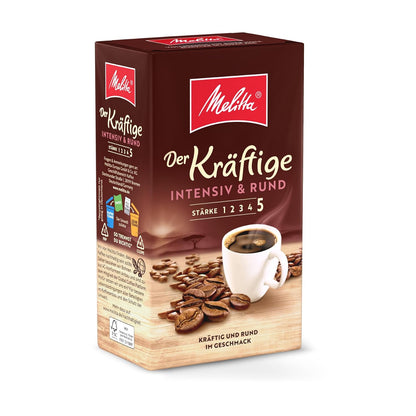 Melitta Der Kräftige, Filterkaffee, Stärke 4/5, 12 X 500G