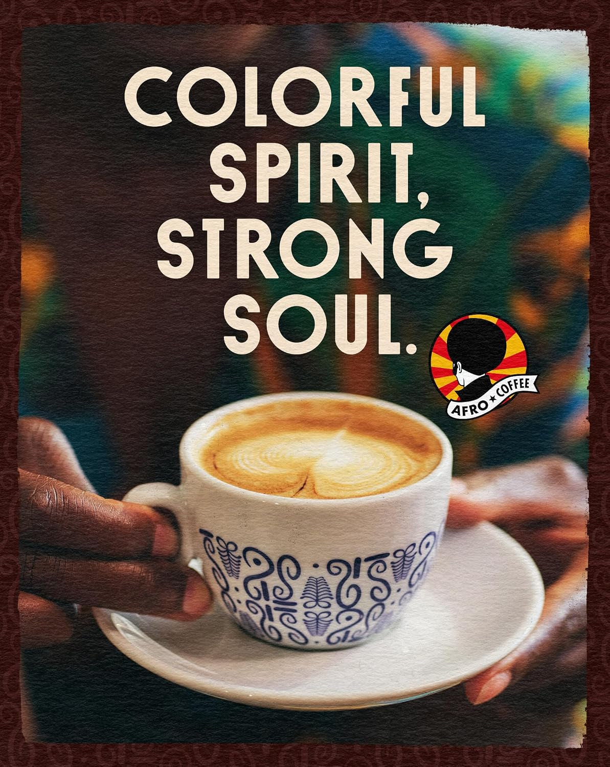 AFRO COFFEE Dark & Elegant 1Kg I 2X 500G Premium Bio Kaffeebohnen Fairtrade I 100% Arabica Bohnen I Bohnenkaffee Aus Äthiopien Mit Noten Von Bitterschokolade I Handgepflückt, Dunkel Geröstet, Säurearm