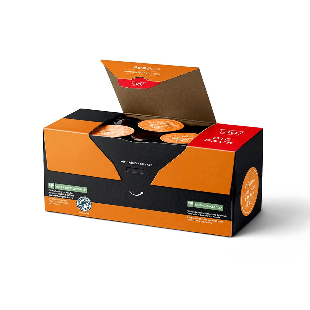 Tchibo Cafissimo Caffè Crema Vollmundig, 120 Stück 4 X 30 Kaffeekapseln