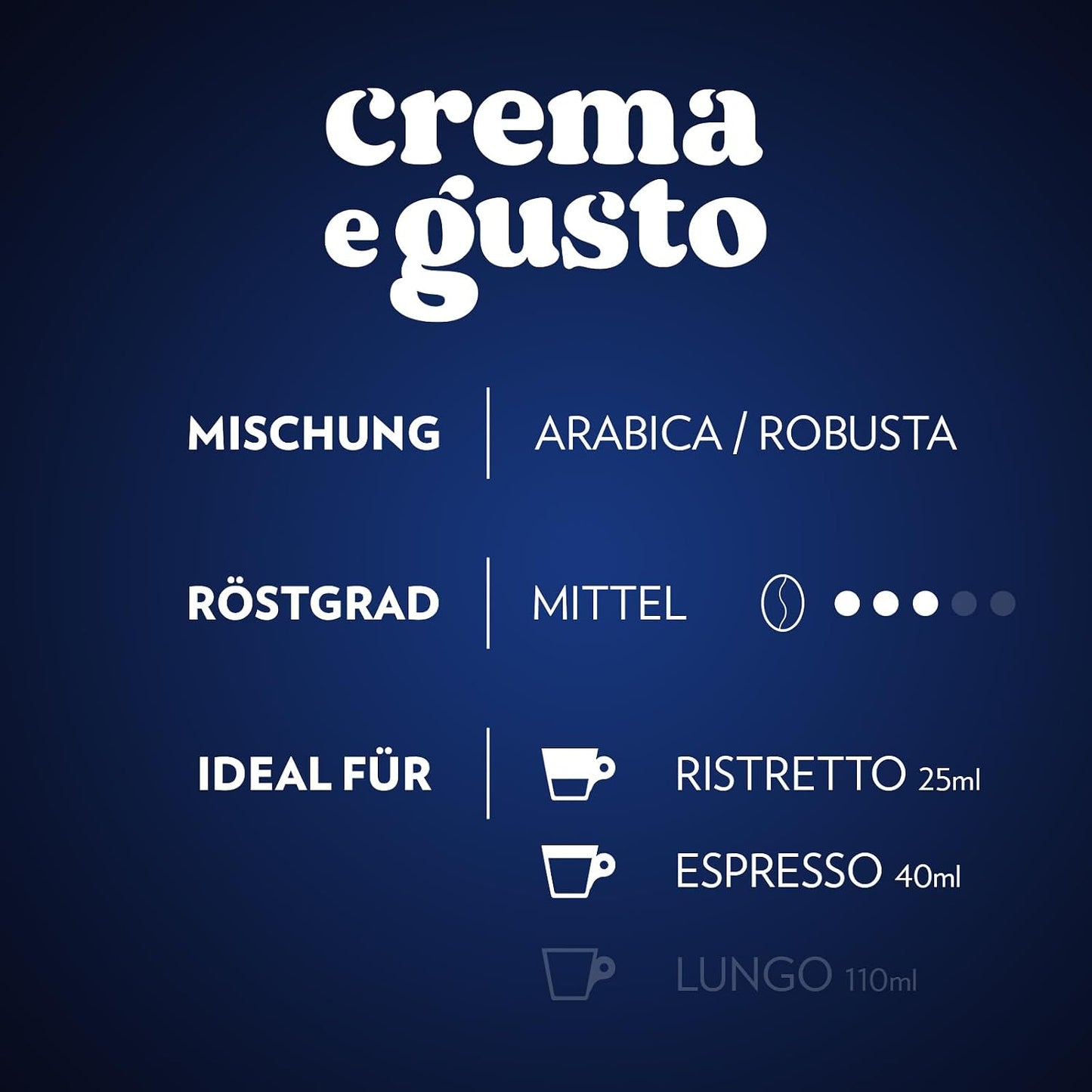 Lavazza Crema E Gusto, Cremiges Espresso-Erlebnis Mit Noten Von Nüssen Und Schokoladen-Aroma, 10X10 Kapseln, Nespresso Kompatibel