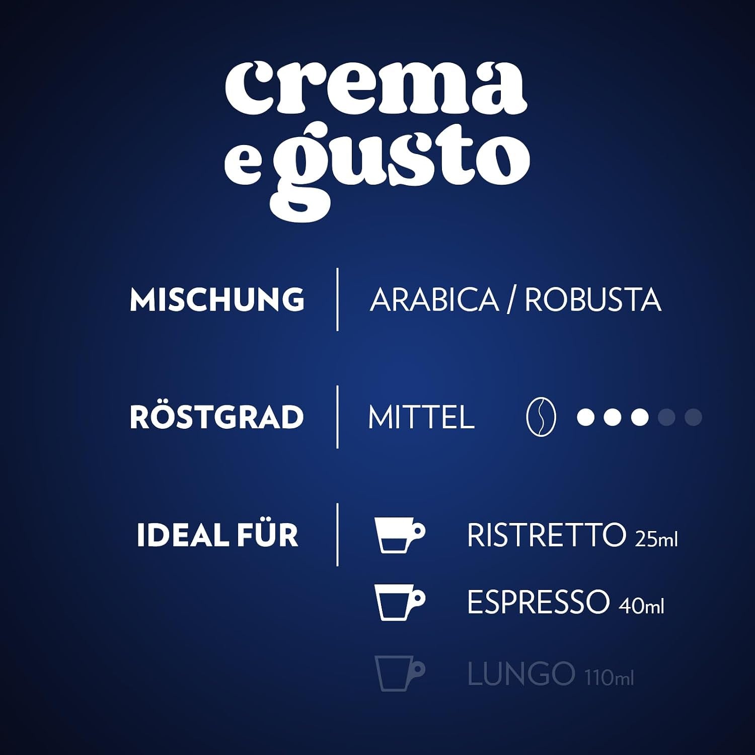 Lavazza Crema E Gusto, Cremiges Espresso-Erlebnis Mit Noten Von Nüssen Und Schokoladen-Aroma, 10X10 Kapseln, Nespresso Kompatibel