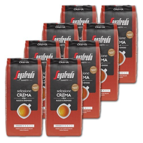 Segafredo Selezione Crema 8x1000g – Kaffeebohnen Vorteilspack