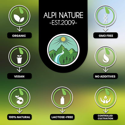 Alpi Nature Rohrohrzucker BIO 500G, Rohrzucker Braun, Brauner Rohrzucker