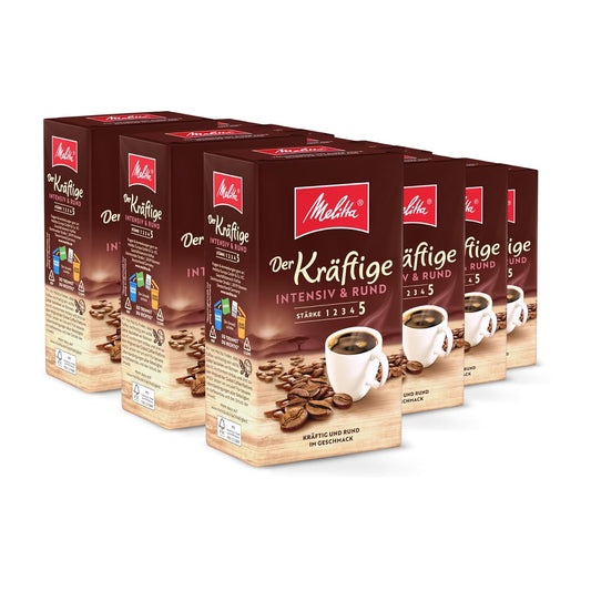 Melitta Der Kräftige, Filterkaffee, Stärke 4/5, 12 X 500G