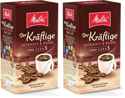 Melitta Der Kräftige, Filterkaffee, Stärke 4/5, 12 X 500G