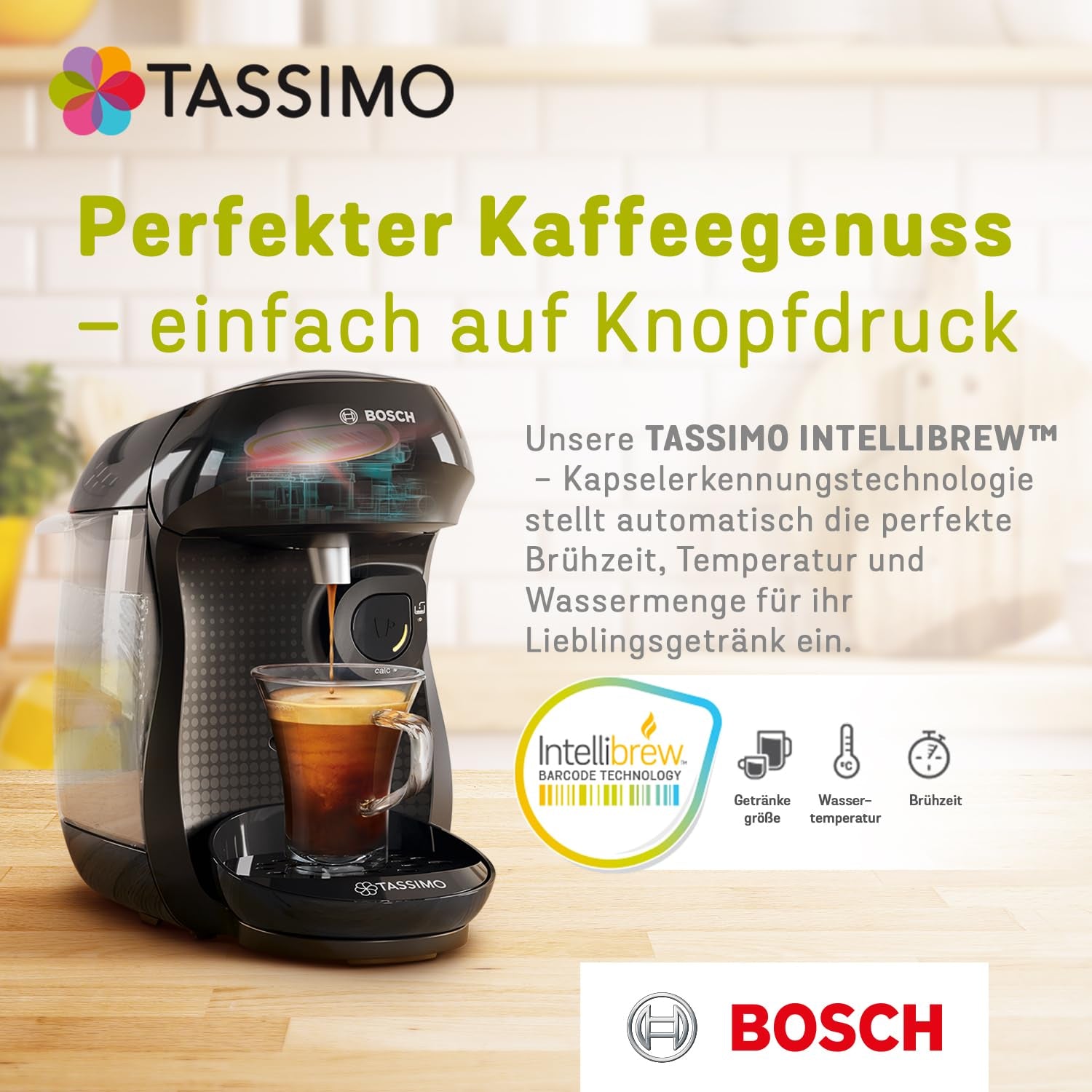 Tassimo Kapseln Jacobs Krönung XL, 5 X 16 Pads, 80 Kaffeekapseln