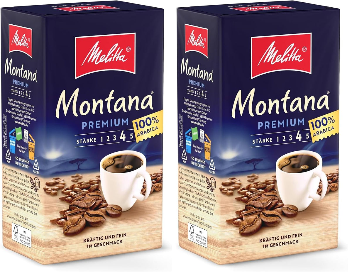 Melitta Der Kräftige, Filterkaffee, Stärke 4/5, 12 X 500G