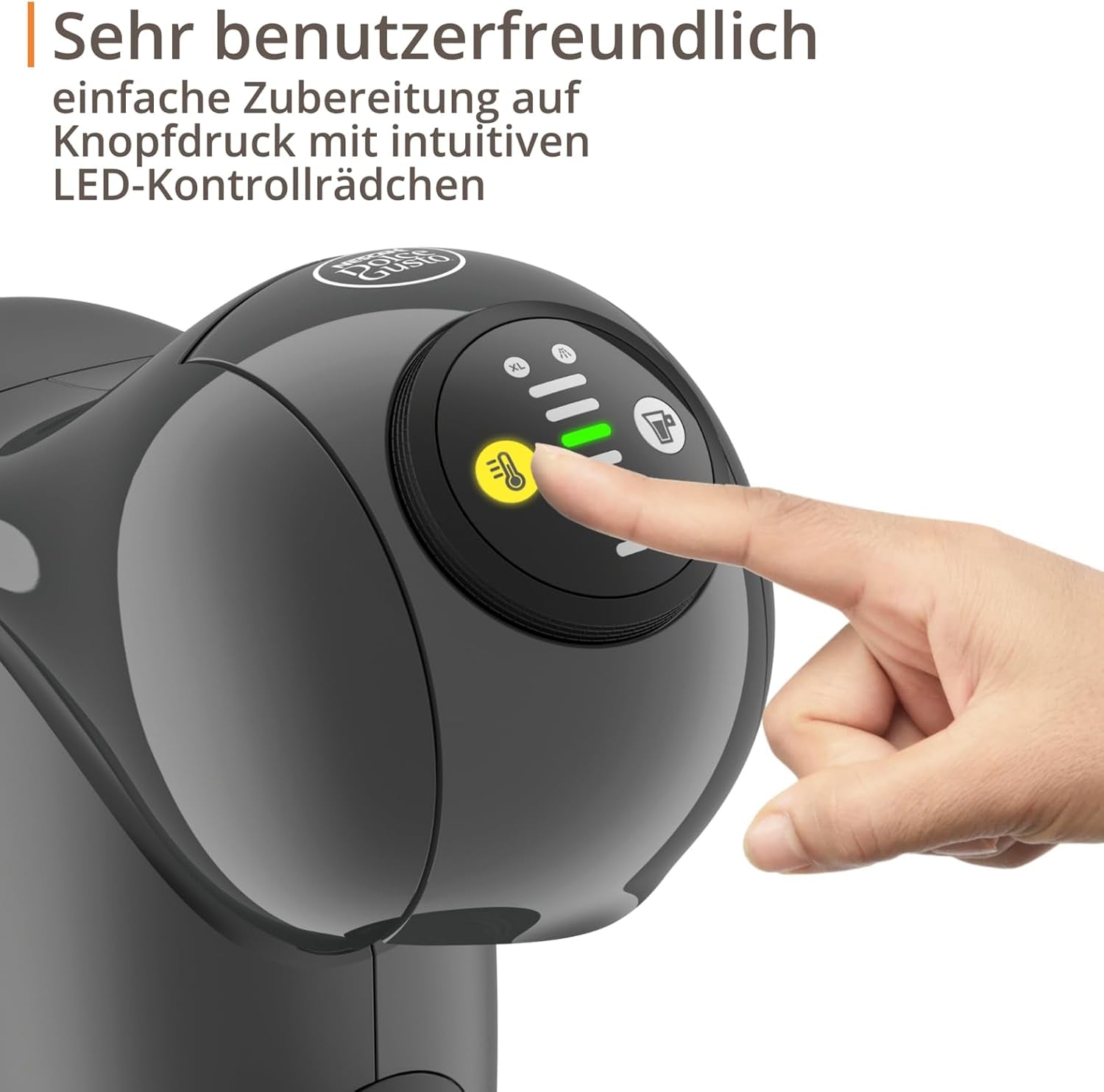 Nescafé Dolce Gusto Genio S Automatische Kapselmaschine by KRUPS, Anthrazit