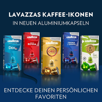 Lavazza Espresso Qualita Rossa , Vollmundiger Und Ausgewogener Espresso, 30 Kapseln, Nespresso Kompatibel