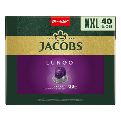 JACOBS Kapseln Xxl-Pack Nespresso®* Kompatible Kaffeekapseln Lungo Espresso