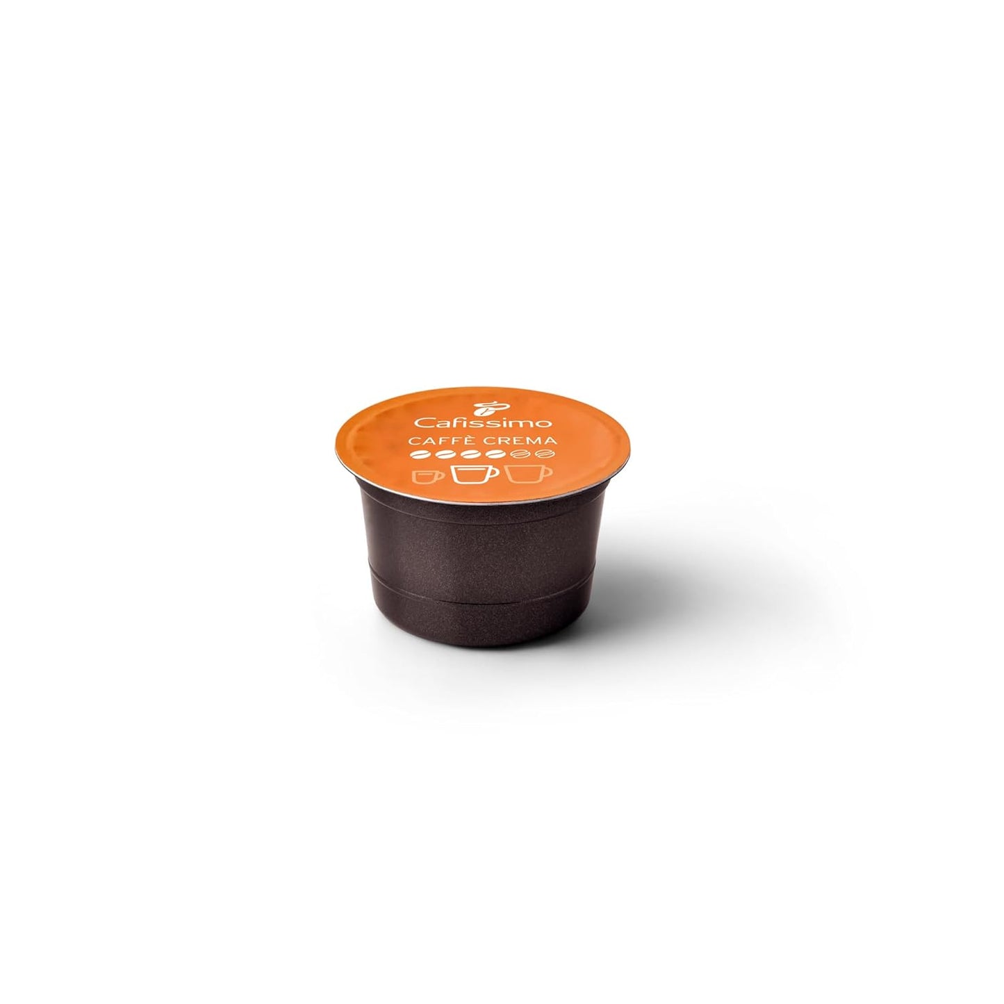 Tchibo Cafissimo Vorratsbox Caffè Crema Vollmundig Kaffeekapseln, 120 Stück – 4X 30 Kapseln (Kaffee, Ausgewogen Und Vollmundig), Nachhaltig & Fair Gehandelt