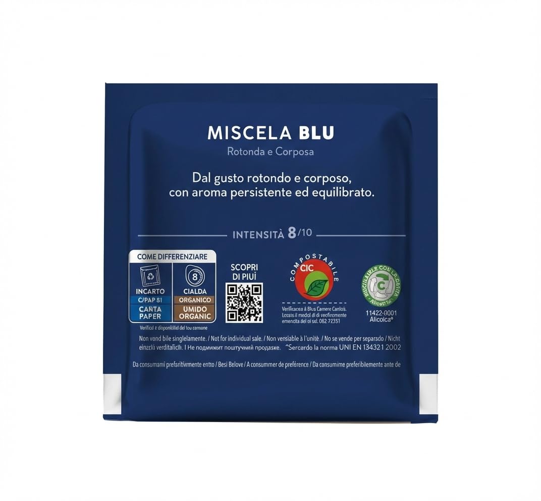 CAFFÈ BORBONE BLU Espresso Pads / Cialde, 150 Stück