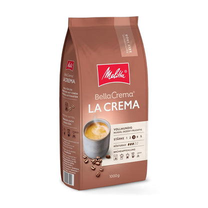 Melitta Bellacrema La Crema, Kaffeebohnen, Stärke 3/5, 1KG