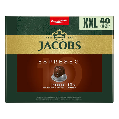 JACOBS Kapseln Xxl-Pack Nespresso®* Kompatible Kaffeekapseln Lungo Espresso