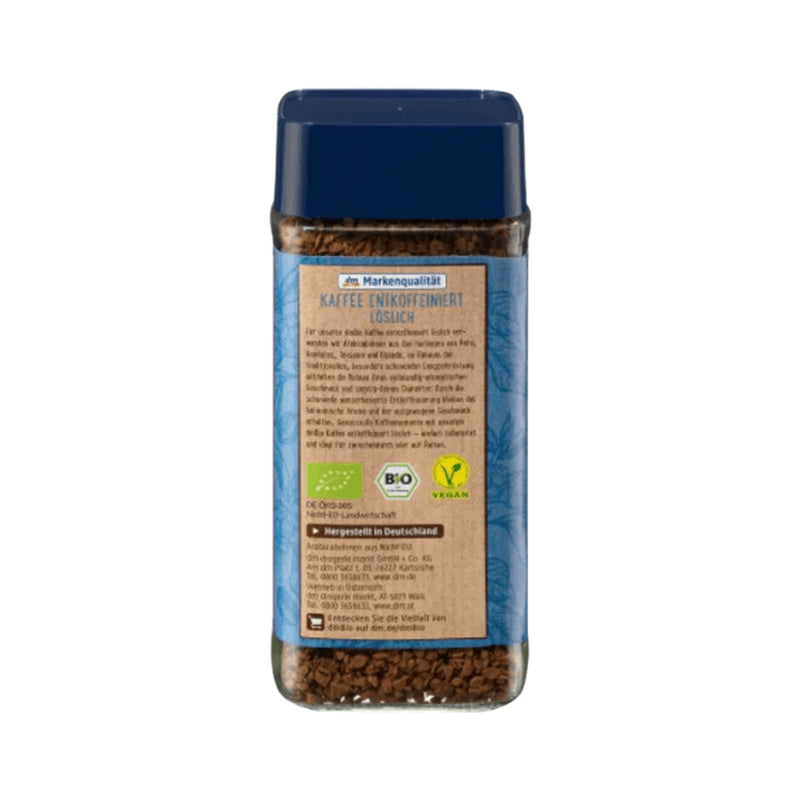 5X 100G Dmbio Kaffee Entkoffeiniert Löslich