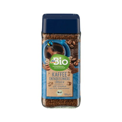 5X 100G Dmbio Kaffee Entkoffeiniert Löslich
