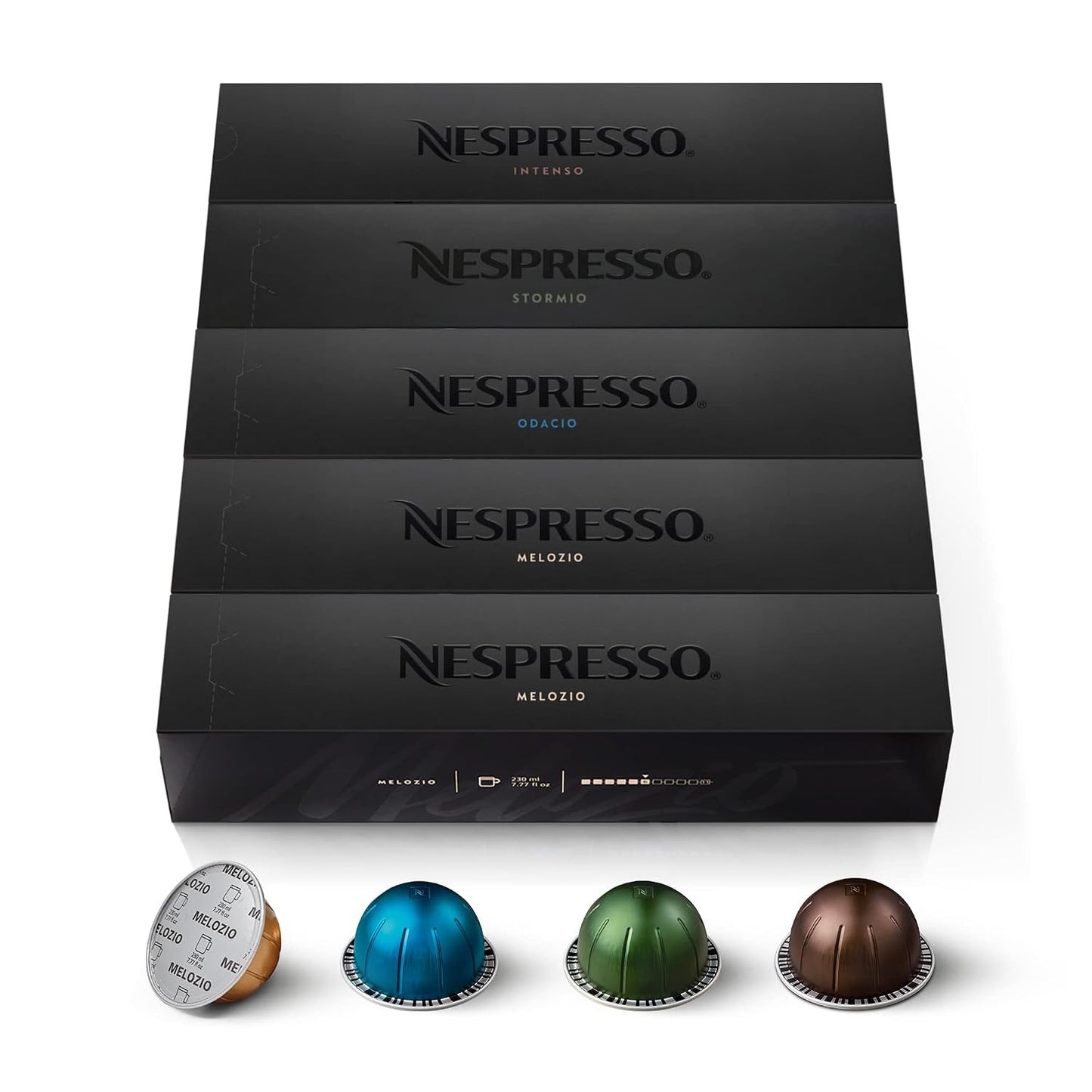 NESPRESSO VERTUO Decaffeinato Auswahl 50 Kaffeekapseln