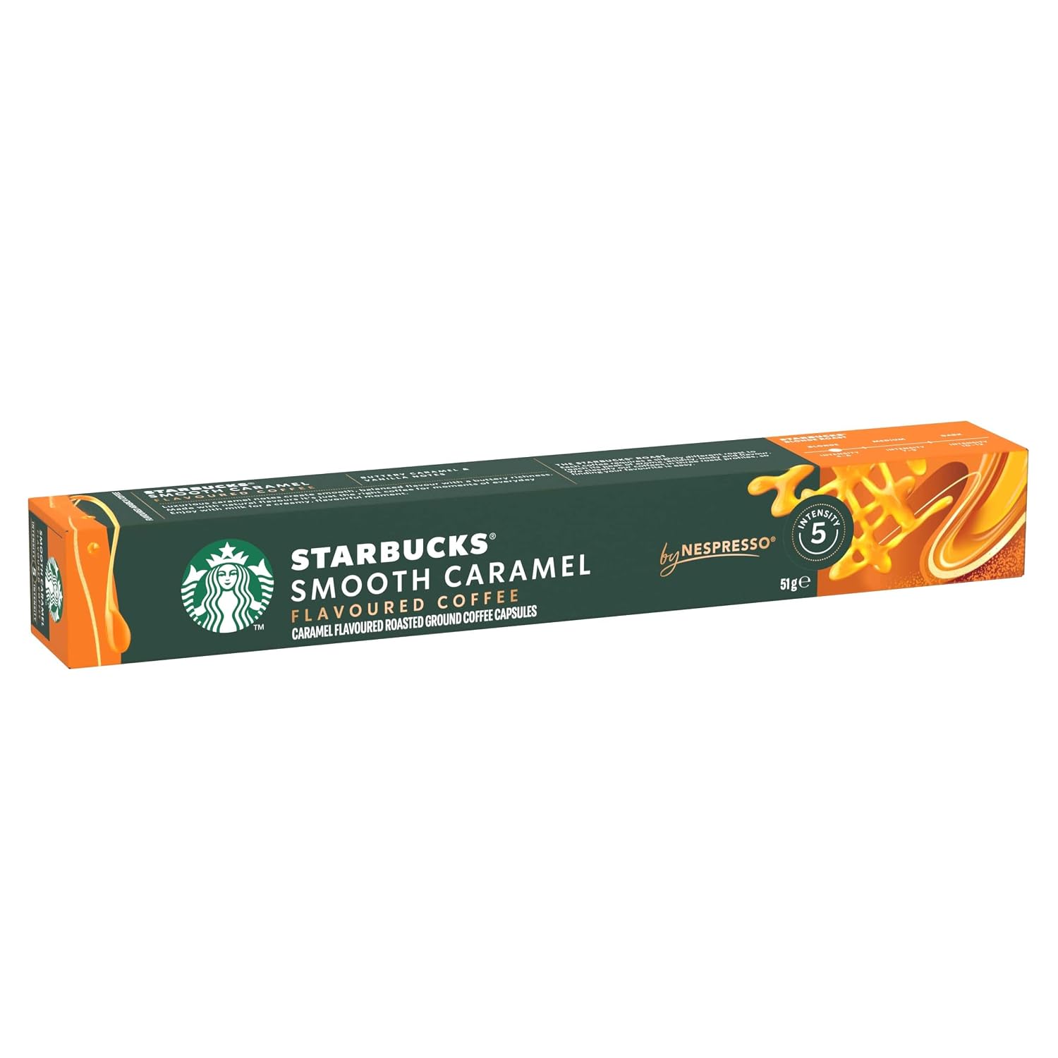 STARBUCKS by Nespresso, Helle Röstung, Karamell Aromatischen Kaffeekapseln 6 X 10 (60 Kapseln)