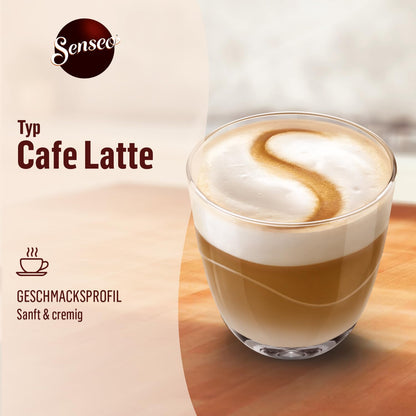 Senseo Pads Café Latte, Medium Roast, 80 Kaffeepads, 10 X 8 Getränke