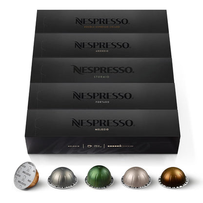 NESPRESSO VERTUO Decaffeinato Auswahl 50 Kaffeekapseln