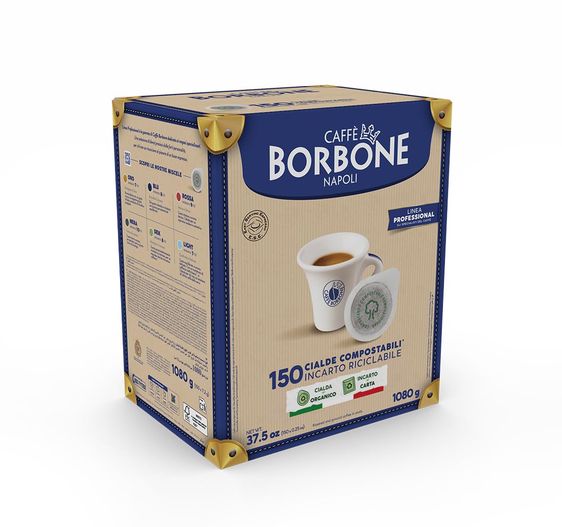 CAFFÈ BORBONE BLU Espresso Pads / Cialde, 150 Stück