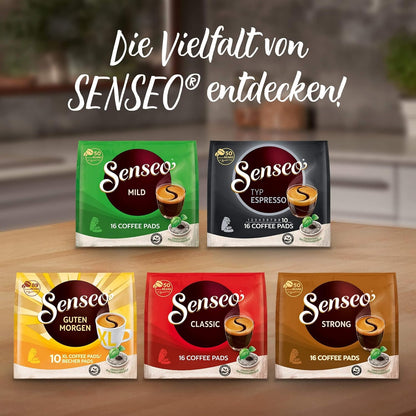 Senseo Pads Typ Espresso, 5 X 16 Getränke, 80 Kaffeepads