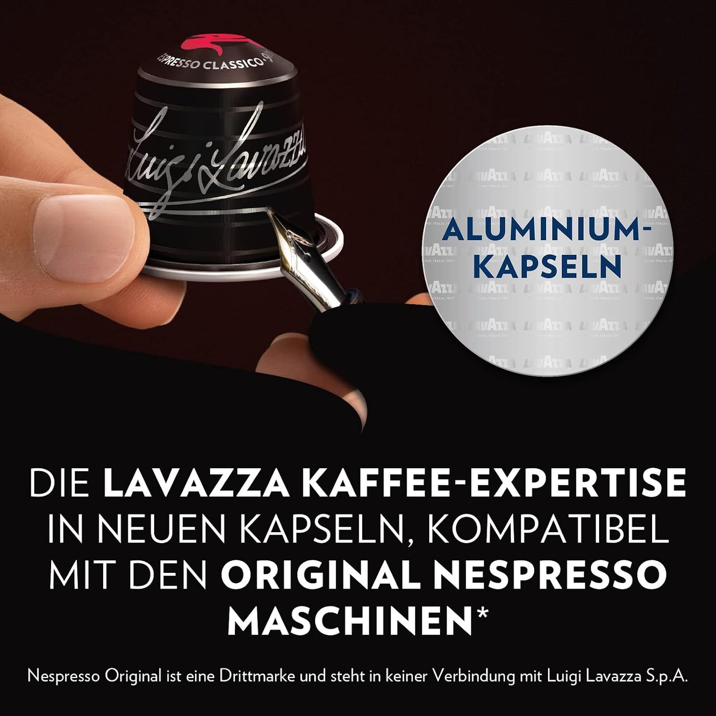 Lavazza Espresso Maestro Ristretto, Intensiv Und Vollmundig, 30 Kapseln, Nespresso Kompatibel