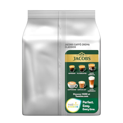 Tassimo Kapseln Jacobs Caffè Crema Classico, 5 X 16 Pads, 80 Kaffeekapseln