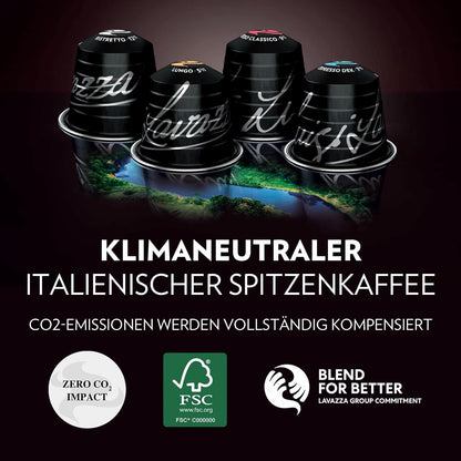 Lavazza Espresso Maestro Ristretto, Intensiv Und Vollmundig, 30 Kapseln, Nespresso Kompatibel