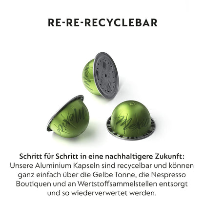 NESPRESSO VERTUO Decaffeinato Auswahl 50 Kaffeekapseln
