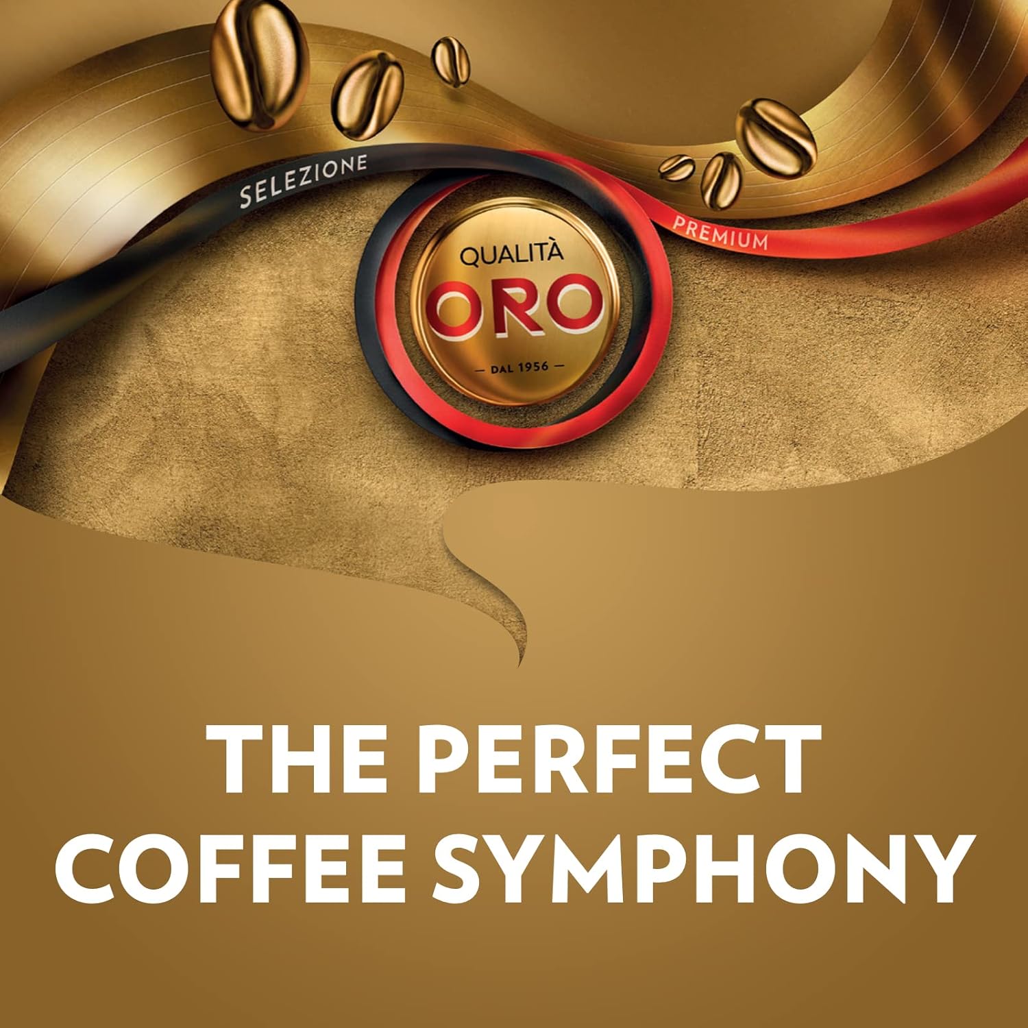 Lavazza, Qualità Oro, Kaffeebohnen, Mit Aromanoten Von Früchten Und Blumen, Für Einen Samtigen Espresso, 100 % Arabica Kaffeebohnen, Intensität 5/10, Mittlere Röstung, 1 Kg