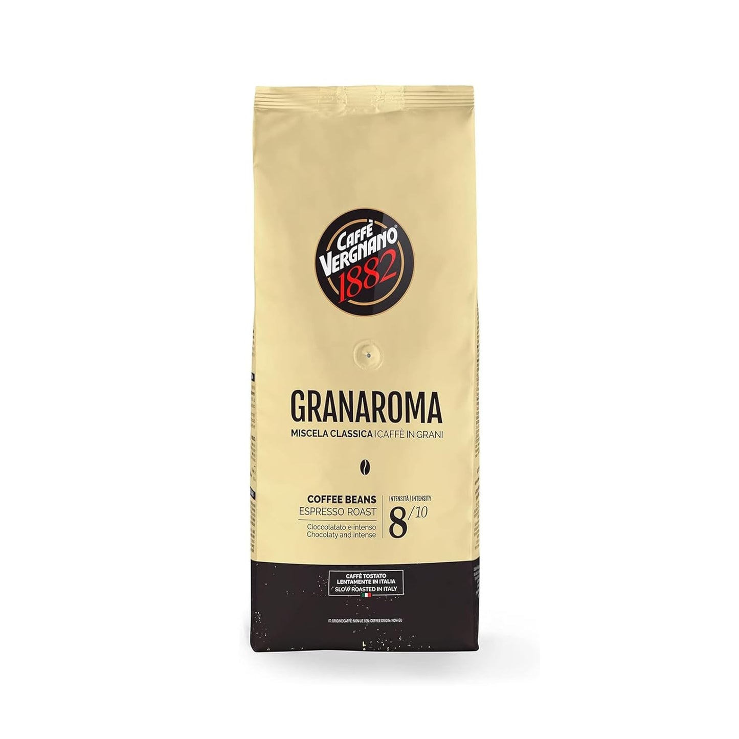 Caffè Vergnano 1882 Kaffeebohnen Granaroma - 1 Kg (1Er Pack)