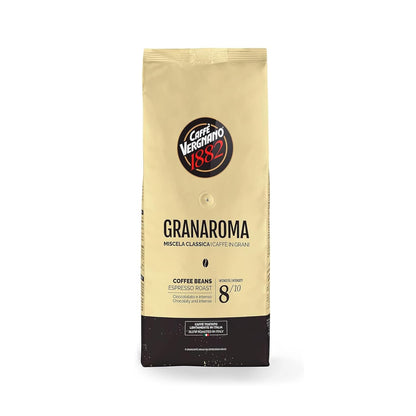 Caffè Vergnano 1882 Kaffeebohnen Granaroma - 1 Kg (1Er Pack)