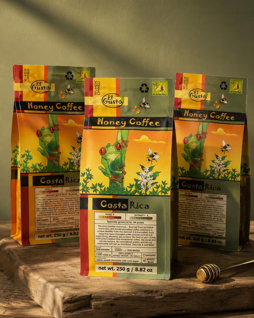 Honey Process Coffee Set 3×250G – Naturally Sweet Costa Rica Specialty Arabica – Whole Bean Single Origin – Coffee Lover Gift