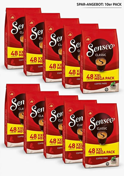 Senseo Classic Kaffeepads Kaffee Kompatibel Senseo 10Er Pack 48 Pads XXL