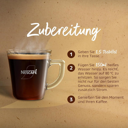 NESCAFÉ GOLD Original, Löslicher Bohnenkaffee, Instant-Kaffee Aus Erlesenen Kaffeebohnen, Koffeinhaltig, 1Er Pack (1X200G)
