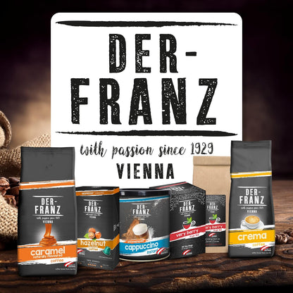 Der-Franz Crema Kaffee, Ganze Bohne, 1000 G