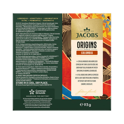 Coffee Fox Espresso Kolumbien 180 Kapseln (10x18) – Intensität 9/10