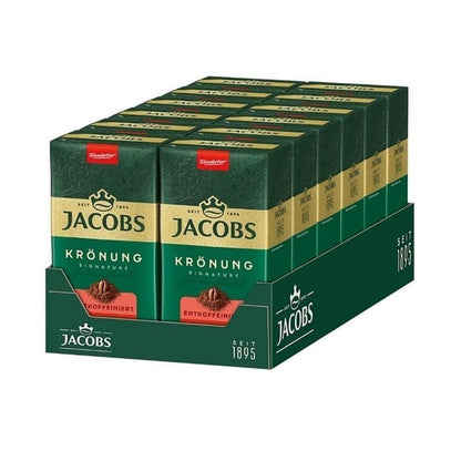 JACOBS Filterkaffee Krönung Entkoffeiniert Mittlere Röstung 12 X 500 G