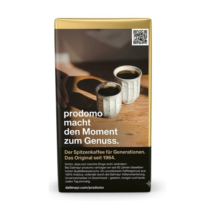 3x 500g Dallmayr Prodomo Intensiv Gemahlen 100% Arabica Kaffee Filterkaffee