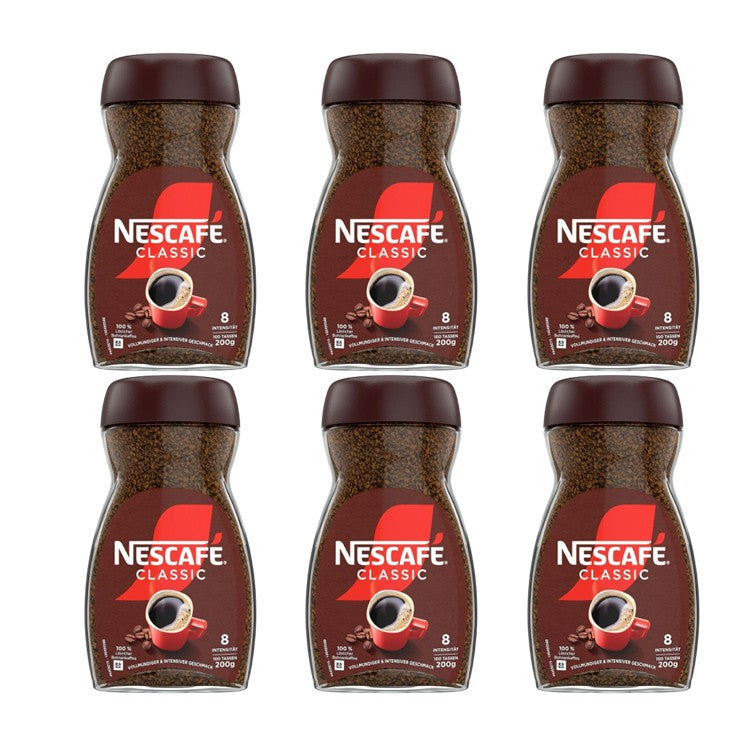 NESCAFÉ Classic Löslicher Bohnenkaffee - 6x 200g
