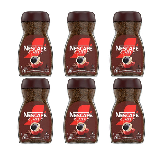 NESCAFÉ Classic Löslicher Bohnenkaffee - 6x 200g