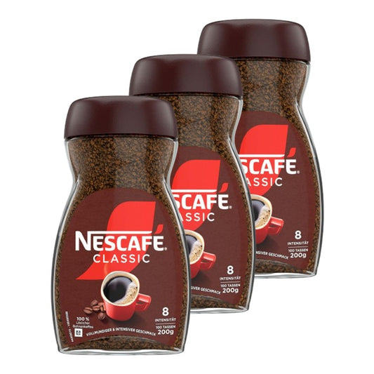 NESCAFÉ Classic Löslicher Bohnenkaffee - 3x 200g