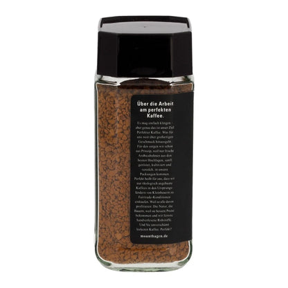 5x 100g Single Origina Kaffee FairTrade - instant Glas 100g | MOUNT HAGEN