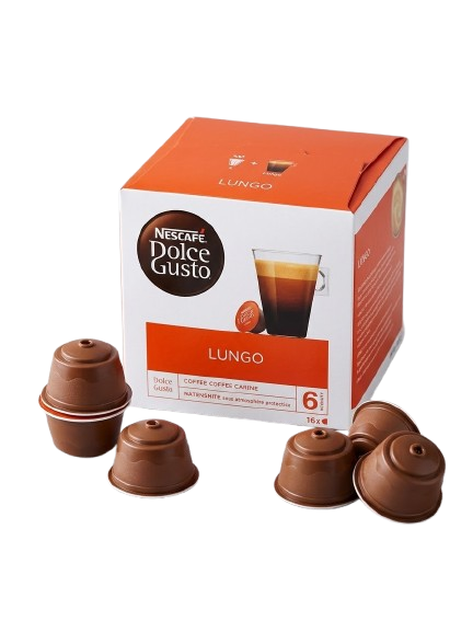 NESCAFÉ Dolce Gusto Caffè Lungo Kaffeekapseln – 100 % Arabica, 16 Kapseln