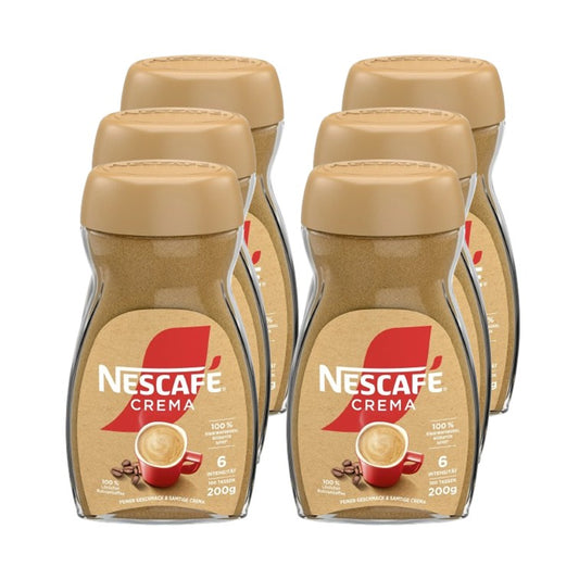 NESCAFÉ Classic Crema Löslicher Kaffee 6 x 200 g Vorratspack